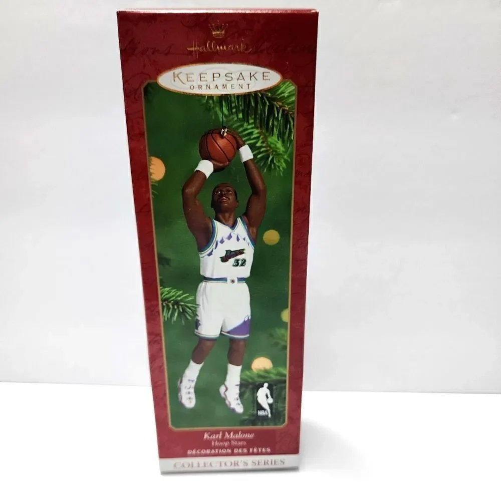 Hallmark Keepsake Christmas Ornament of Karl Malone from the NBA Utah Jazz